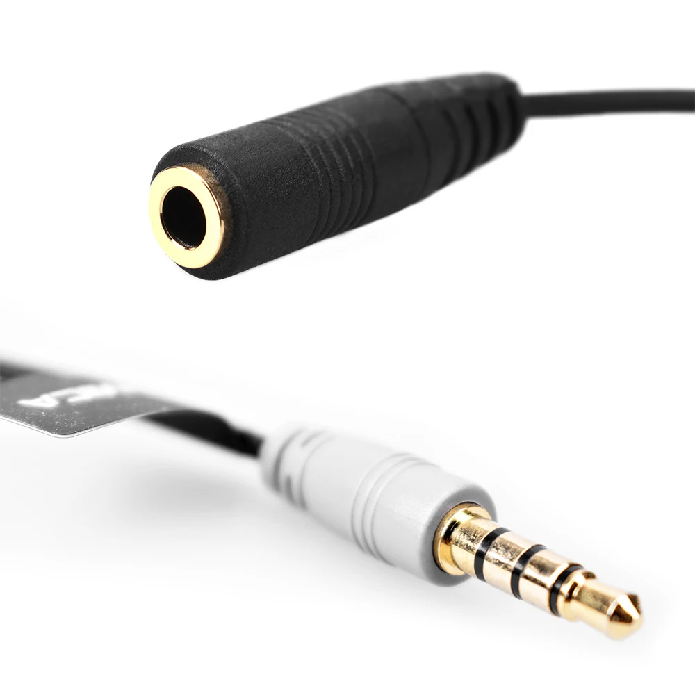

CoMica CVM-SPX Male 3.5 m Microphone Audio Cable Adapter Silica-gel Material & 115 mm long For IPhone /Samsung /Huawei /Ipad
