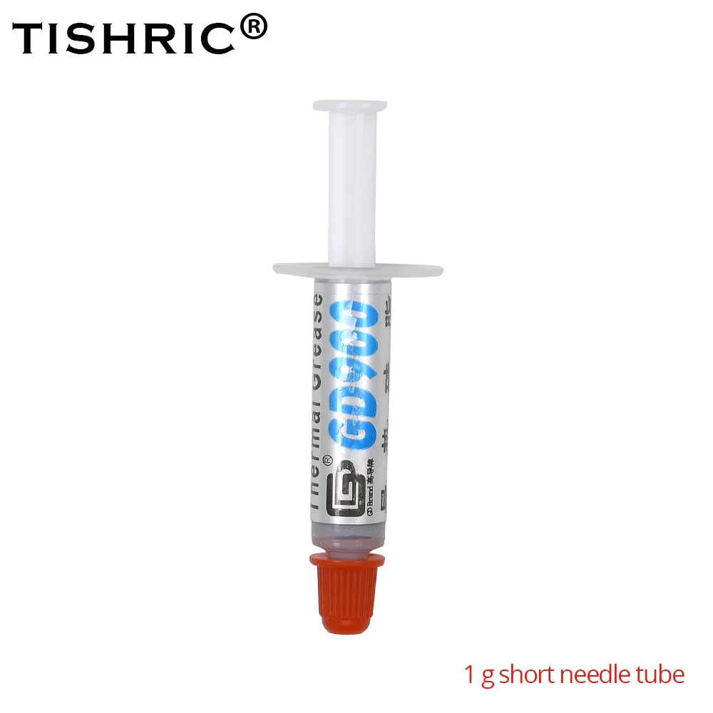 TISHRIC, 3g, 7g, 15g, 30g, 150g, GD900, термопаста, токопроводящие процессоры, радиатор, силиконовый пластырь для ЦП, светодиодный, PC - Цвет лезвия: 10pcs shortNeedle1g