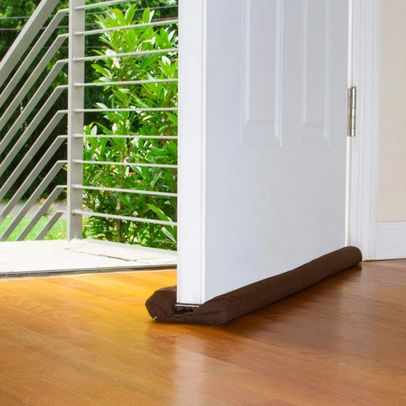 

Double Door Draft Stopper Bottom Door Blocker Sound And Noise Reduction Rainproof Dust Proof Windshield
