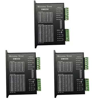 

3Pcs DM556 Driver Stepper Motor 2 Phase 5.6A for 57 86 Stepper Motor Controller Digital NEMA17 NEMA23 NEMA34 Stepper Motor