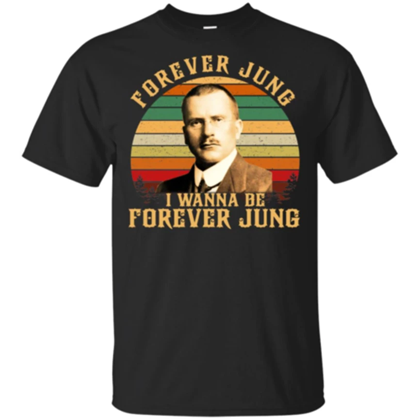 Carl Jung Forever I Wanna Be Мужская футболка S-3XL стильная на заказ | одежда