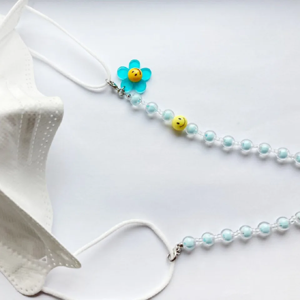 Kpop Jhope Same Blue Smile Flower Pendant Necklace Bangtan Boys Jewelry Map Of The Soul On Fashion Beads Necklace Cute Design Pendant Necklaces Aliexpress