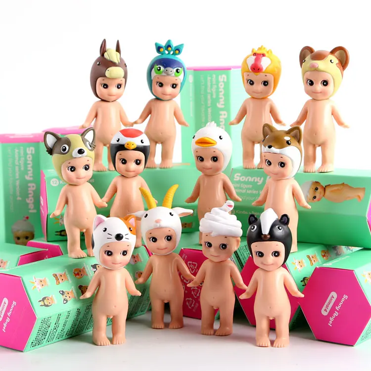 12 шт./лот милая кукла Sonny Angel Kewpie игрушка в виде животного детский подарок на день