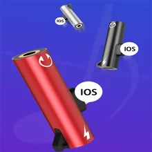 Адаптер для наушников Apple Jack для iPhone X 8 7 Plus, разъем для зарядки наушников AUX, разъем для прослушивания, адаптер OTG, конвертер, сплиттер