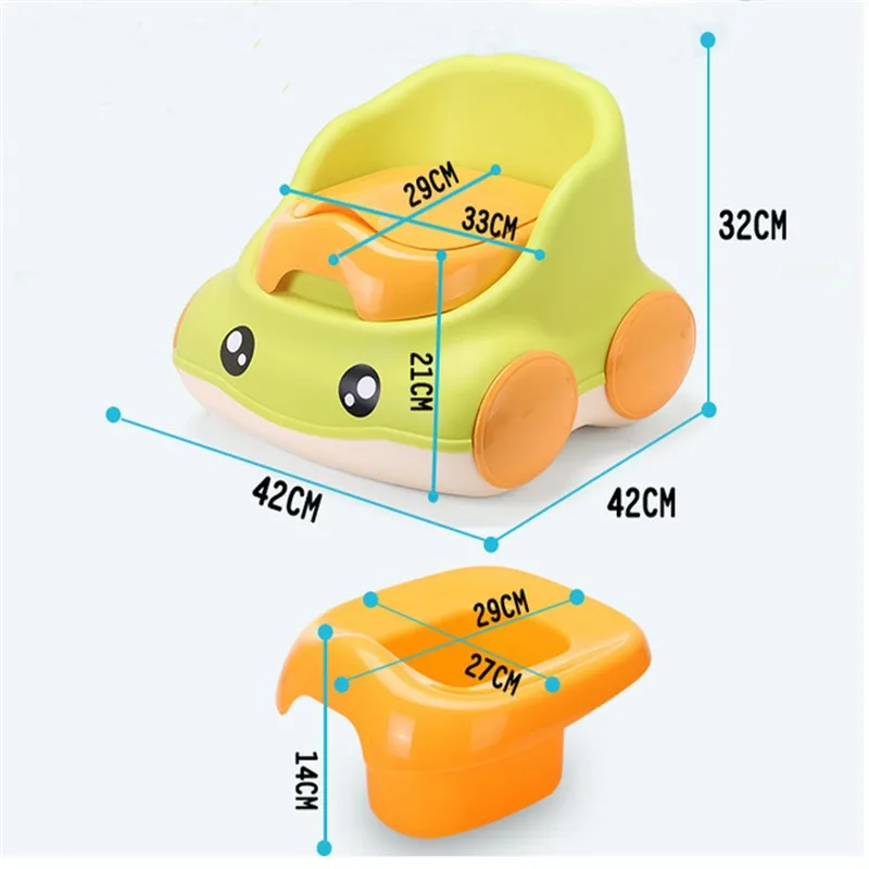 Детский горшок унитаз тренировочное сиденье для унитаза портативный горшок стул писсуар удобная спинка Мультяшные горшки Детский горшок для детей