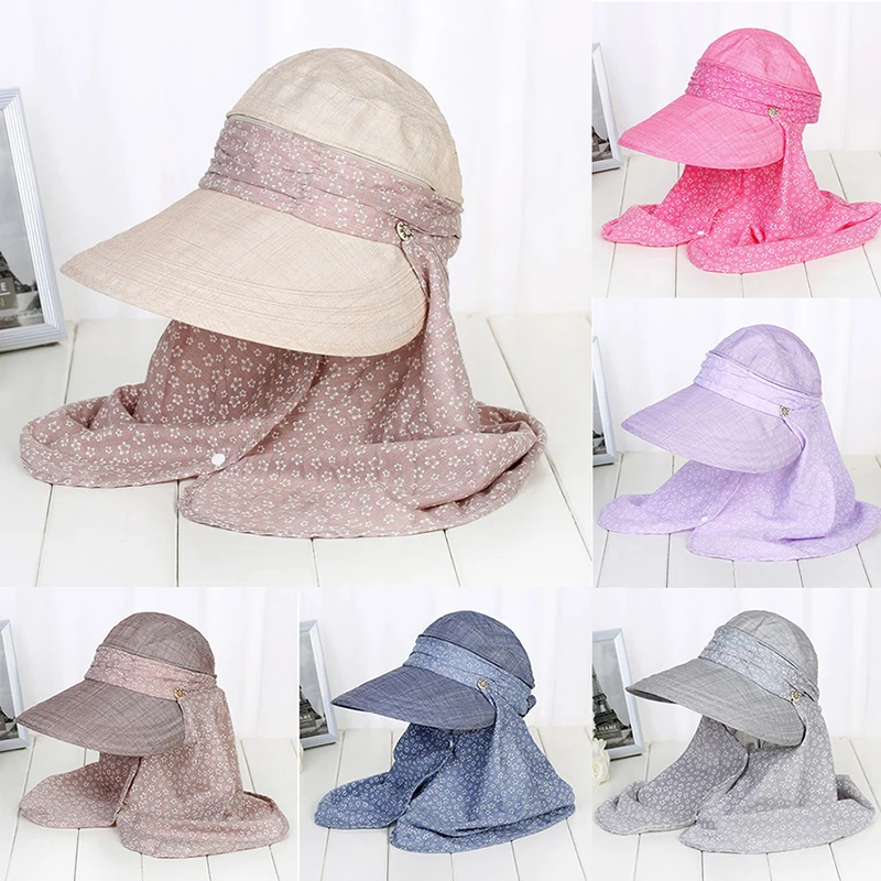 Women Holiday Visor Hat Ladies Summer Sun Beach Foldable Roll Up Straw Hat Wide Brim Cap Summer Hat For Women
