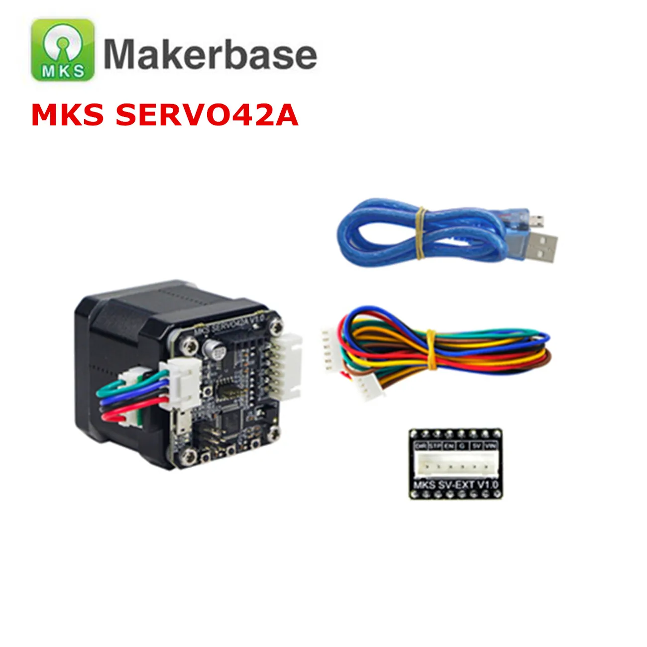 Шаговый двигатель с замкнутым контуром сервопривод шаговый MKS SERVO42A SMT32