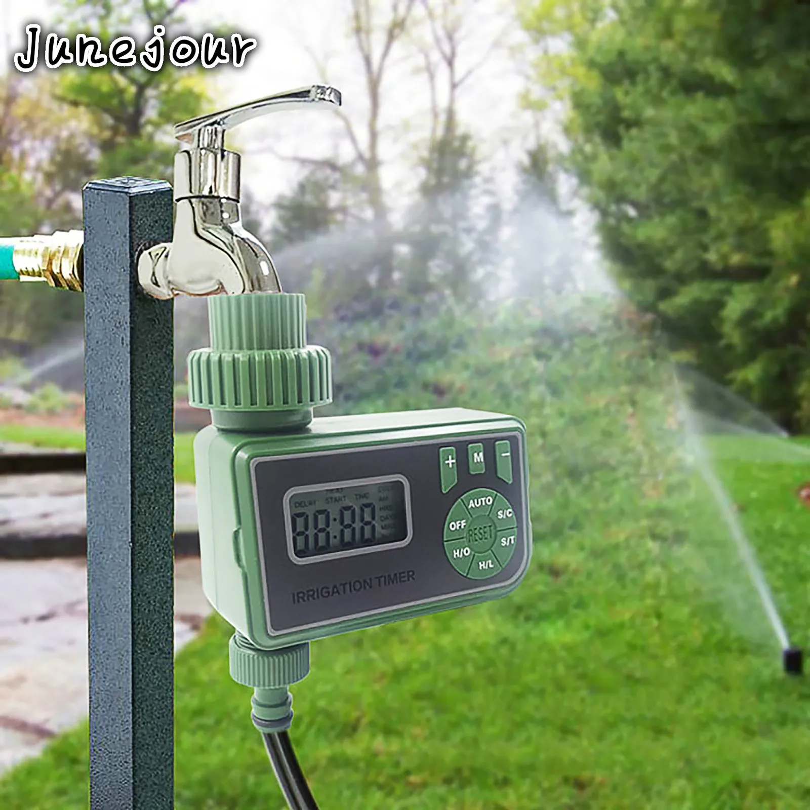 

1pc Smart Automatic Electronic Digital Water Timer Irrigation Controller System With LCD Display Home Irrigation Watering Timer