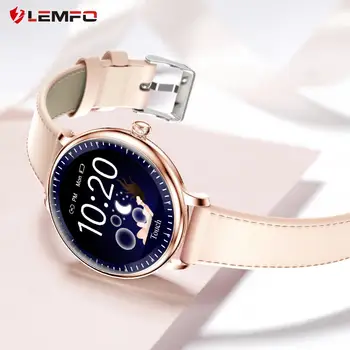 

LEMFO 2020 NEW Women Smart Watch Women Bracelet Heart Rate Monitor IP67 Waterproof Smartwatch for Women for ios Android phone