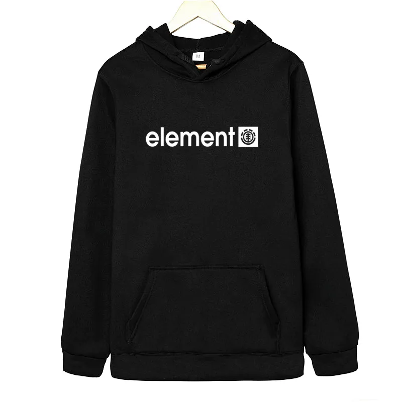 

Fashion New 2019 Autumn Winter Brand Mens Hoodies Sweatshirts Men High Quality ELEMENT Letter Printing Long Sleeve Mens Hoodies