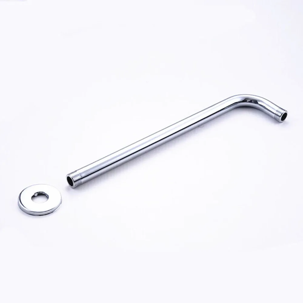 

1PC Stainless Steel Shower bend Rack Bathroom Accessories Strong Material Shower Bracket Bending Enter Wall Type Shower Pipe