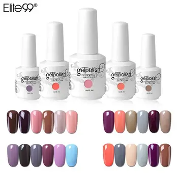 

Elite99 Nail Art 15ml Gel Nail Polish Hybrid Varnishes Semi Permanent Nail Polish UV Gel Lacquer Enamel Manicure GelLak Gels