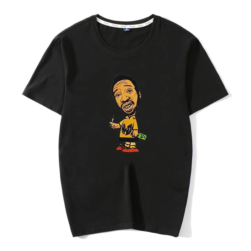 8619Black Новинка хлопок Ol' Dirty Bastard Мужская футболка вдохновение Лето Wu Tang clan ODB рубашка wu одежда футболка Эстетическая уличная одежда топы - Цвет: 8619Black