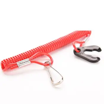 

New 1pcs Boat Outboard Engine Motor Lanyard Kill Stop Switch Safety Tether