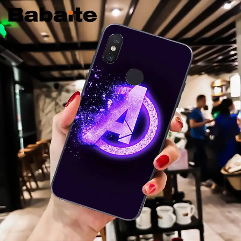 A9 Babaite Marvel Мстители Железный человек Капитан Америка чехол для телефона xiaomi6 MIX2 note3 redmiK20 7 xiaomi8SE redminote4 note 5 - Цвет: A9