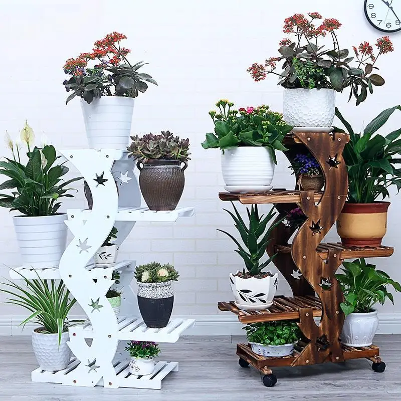 Saksi Standi Estante Flores Plantas Etagere Plante Indoor Estanteria Para Macetas напольная стойка для балкона Цветочная полка для растений