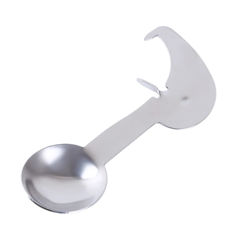 Кухонный нож из нержавеющей стали нож для вскрытия фрукта, яйца для копания фруктов ложка кухонная разделочная разветвитель инструмент гаджеты - Цвет: silver