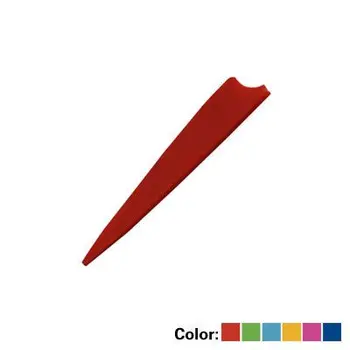 

Archery 2.5'' Arrows Shield Fletching Plastic Feather Fletching for DIY Archery Arrows 48 Pack