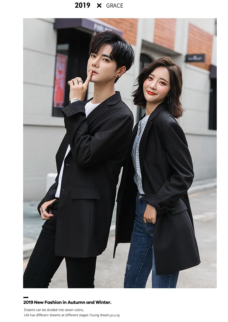 Couple small suit men's coat loose coat casual suit British style autumn Korean version new men blazer designs BB50XZ