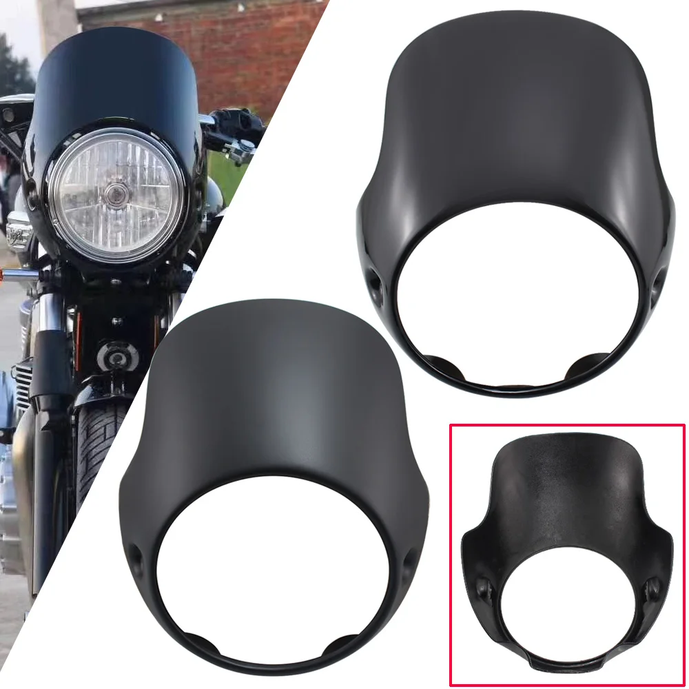 Ретро Кафе 7 5 &quotфара обтекатель Fly фары объемного ветрового стекла для Triumph Bonneville
