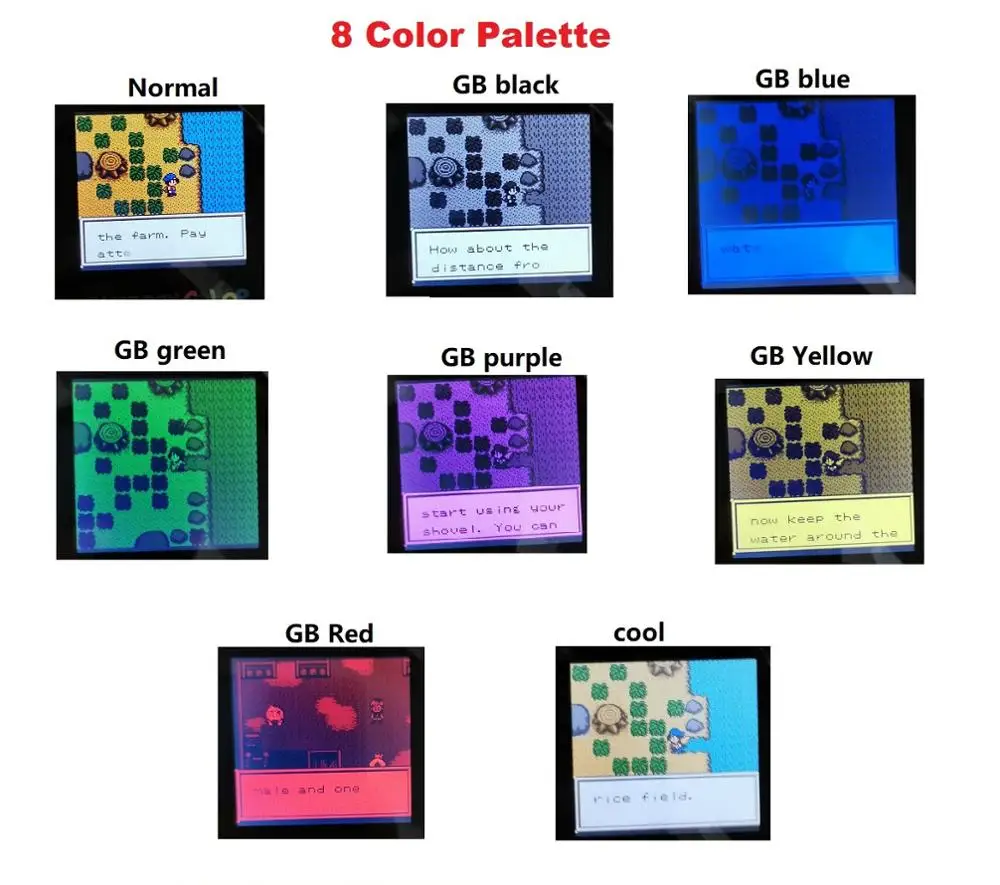 Other Electronics - 8 Color Palette 2.2 inches GBC LCD Backlight LCD Screen  High Brightness For GameBoy Color And No N was listed for R1,946.00 on 20  Sep at 09:01 by Mini Mall in China (ID:529635213)