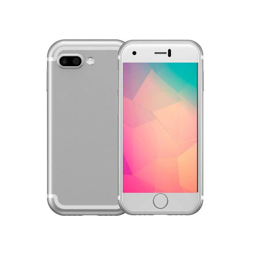Супер мини смартфон Android SOYES XS 8S 7S 6S четырехъядерный 5,0 M Dual SIM Google Play Карманный смарт мобильный телефон - Цвет: 7S Silver 1GB 8GB