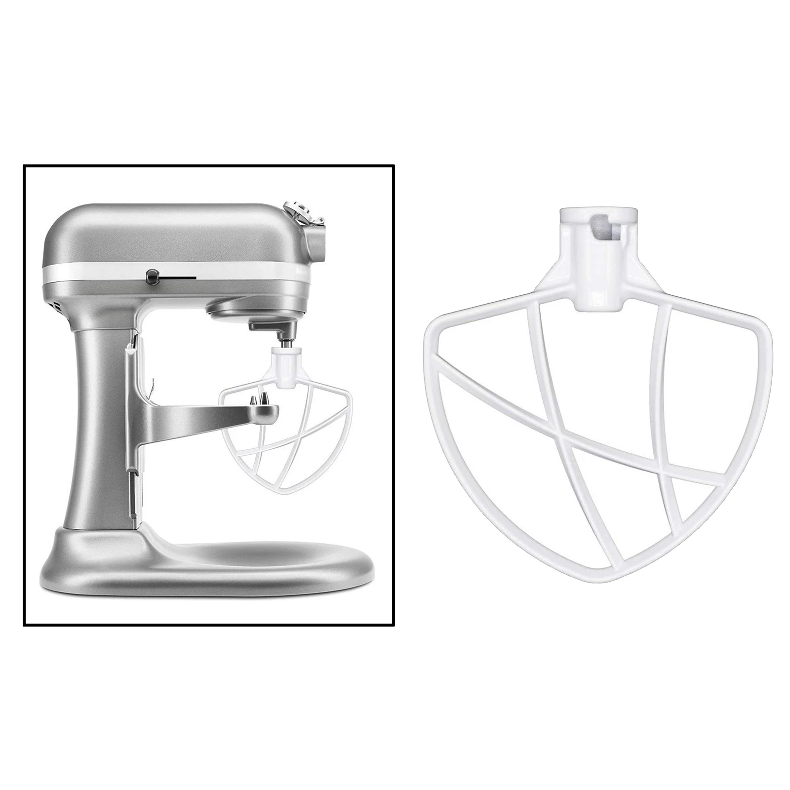 Kitchen Aid Flat Beater Coated Aluminum Stand Mixer Blade 6 qt Dough Mixer Paddle Fit for Model KP26M1X KP26M8X KB26G1X