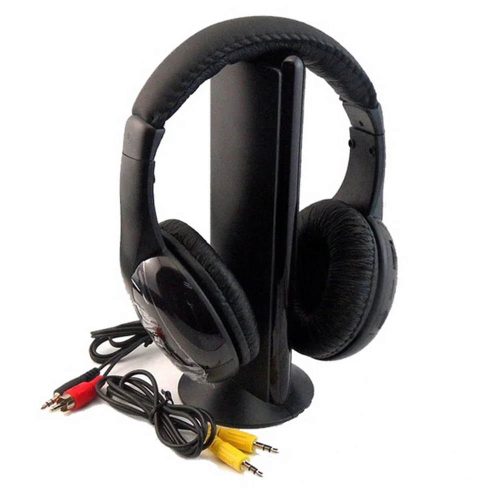Беспроводные наушники 5 в 1 Bluetooth портативная гарнитура с микрофоном радио FM для