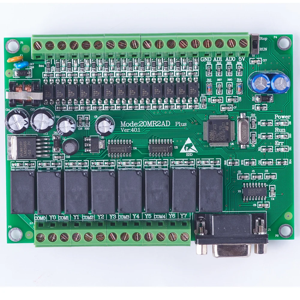 FX1N-30MR-3V-2D-M Programmable Industrial Logic Controller PLC Board 24V DC 5A