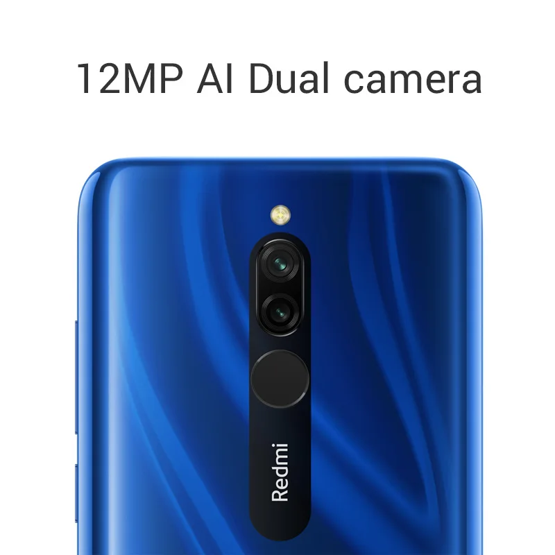 Смартфон Xiaomi Redmi 8 с глобальной версией, 3 ГБ, 32 ГБ, Redmi8, экран 6,22 дюйма, Восьмиядерный процессор Snapdragon 439, двойная камера 12 Мп, аккумулятор 5000 мАч