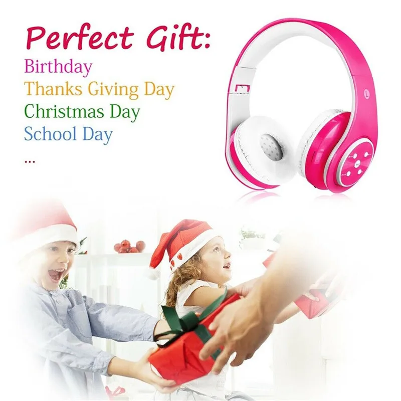 ST6 10mm Headphones Gaming Headset With Microphone mic Bluetooth Wireless Headphones Over ear For Kids Gift