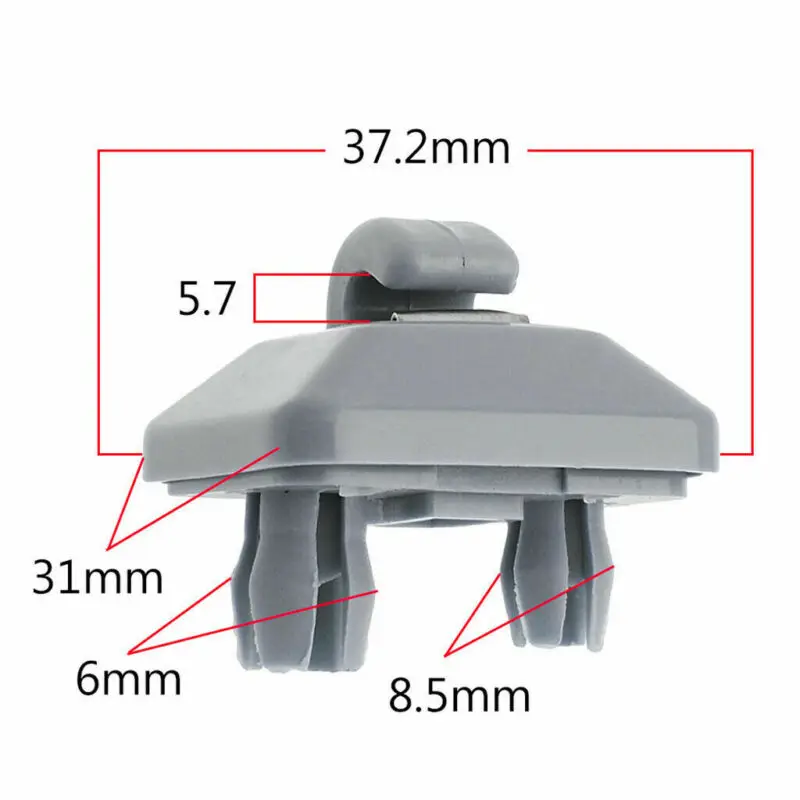 

Set Sun Visor Clip Replacement Parts Car Interior For A1 A3 A4 A5 Q3 Q5