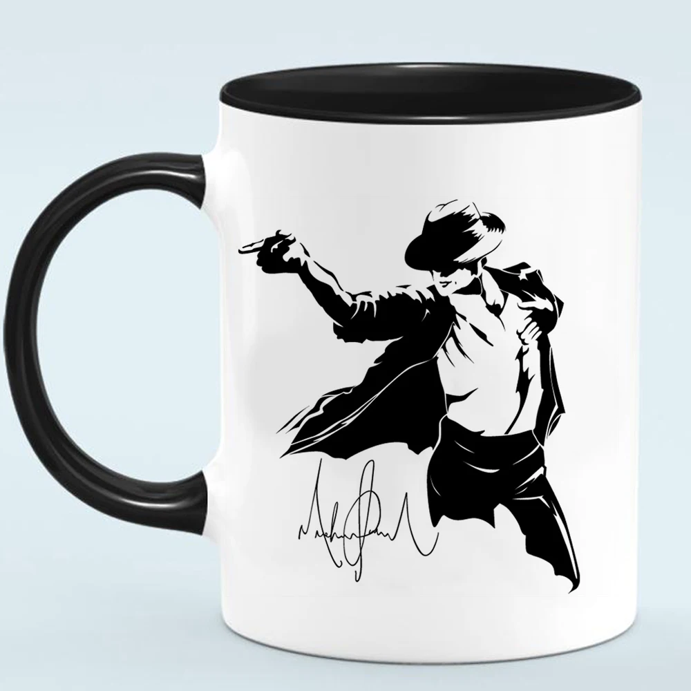 Michael Jackson Dancing 350ml Ceramic Coffee Mugs Tea Cups Friends Birthday Gifts