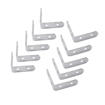 

10 x Stainless Steel Shelf Support Corner Brace Angle Bracket 50x50mm