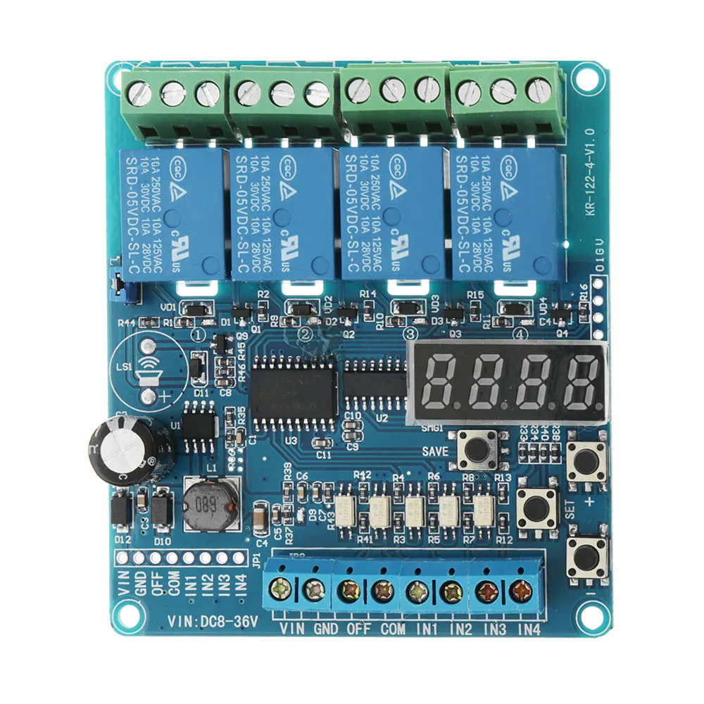 

High 4/8 Channel Multifunction Time Relay Module Interface Board Module LG66