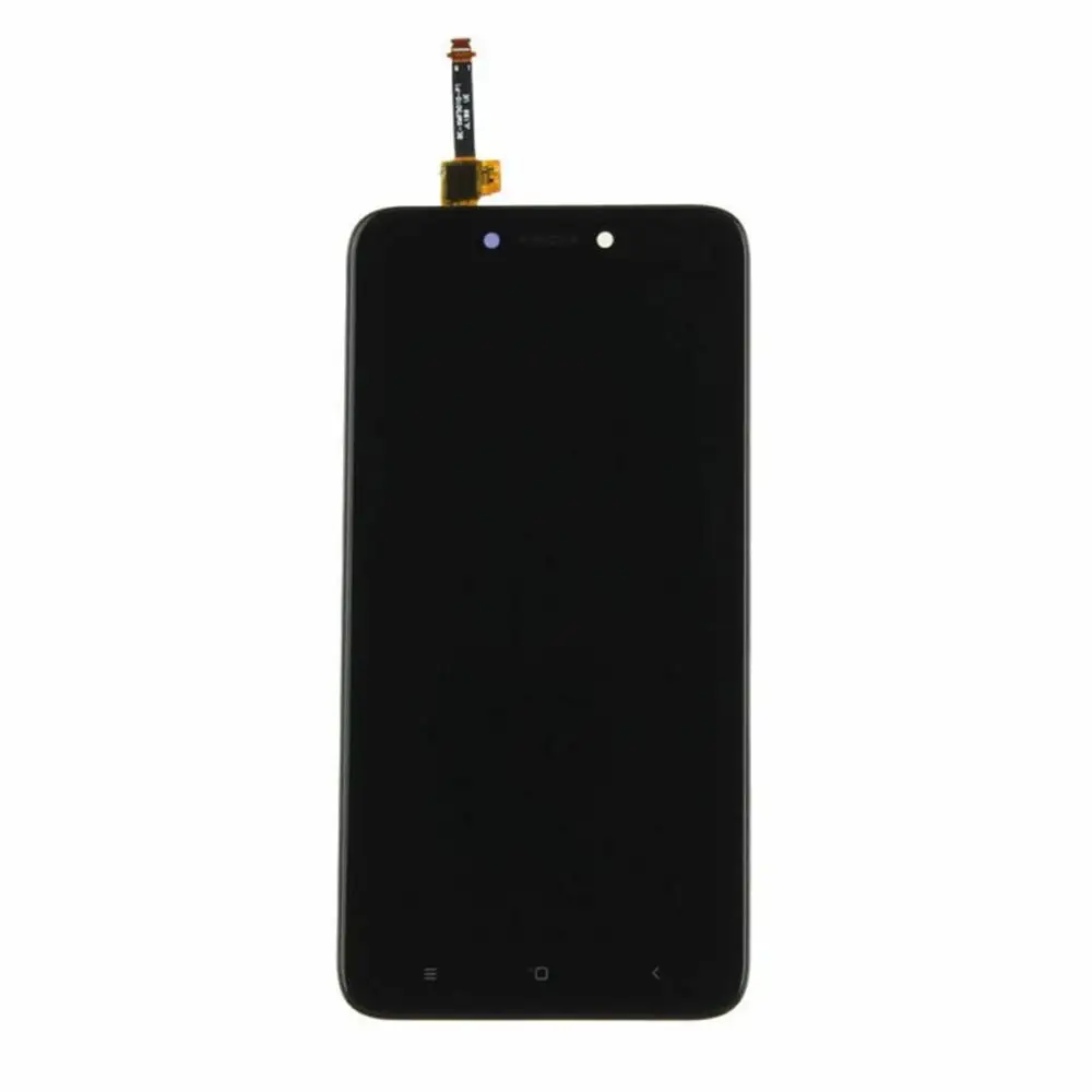 Для Xiaomi redmi 4X Стекло ЖК-дисплей сенсорный экран в сборе Панель рамка экран дигитайзер Запасная часть - Цвет: black