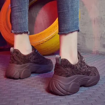 

Leopard small dirty shoes female autumn 2019 plus velvet warm Korean version of Harajuku wild sports shoes female winter ZZ-26