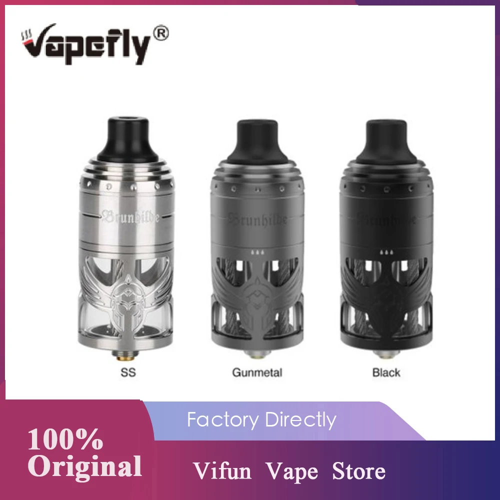 Лидер продаж! Оригинальный атомайзер Vapefly брюнhilde MTL RTA 5 мл/2 мл и шесть уровней