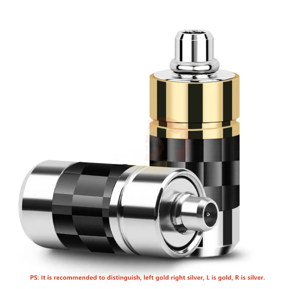 Earphone Pins MMCX Jack Connector For A2 SE215 SE315 SE425 SE535 SE846 Hifi Headset Adapter Rhodium Plated Audio Plug