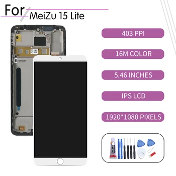 

Original For MEIZU 15 Lite LCD Touch Screen Digitizer Assembly For Meizu 15 Lite Display withFrame Replacement M817C M871H M871M