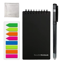 

Reusable Smart Notebook B7 Mini Erasable Pen Holder Sticker Sketchbook Spiral Planner Portable Office School Study Accessories