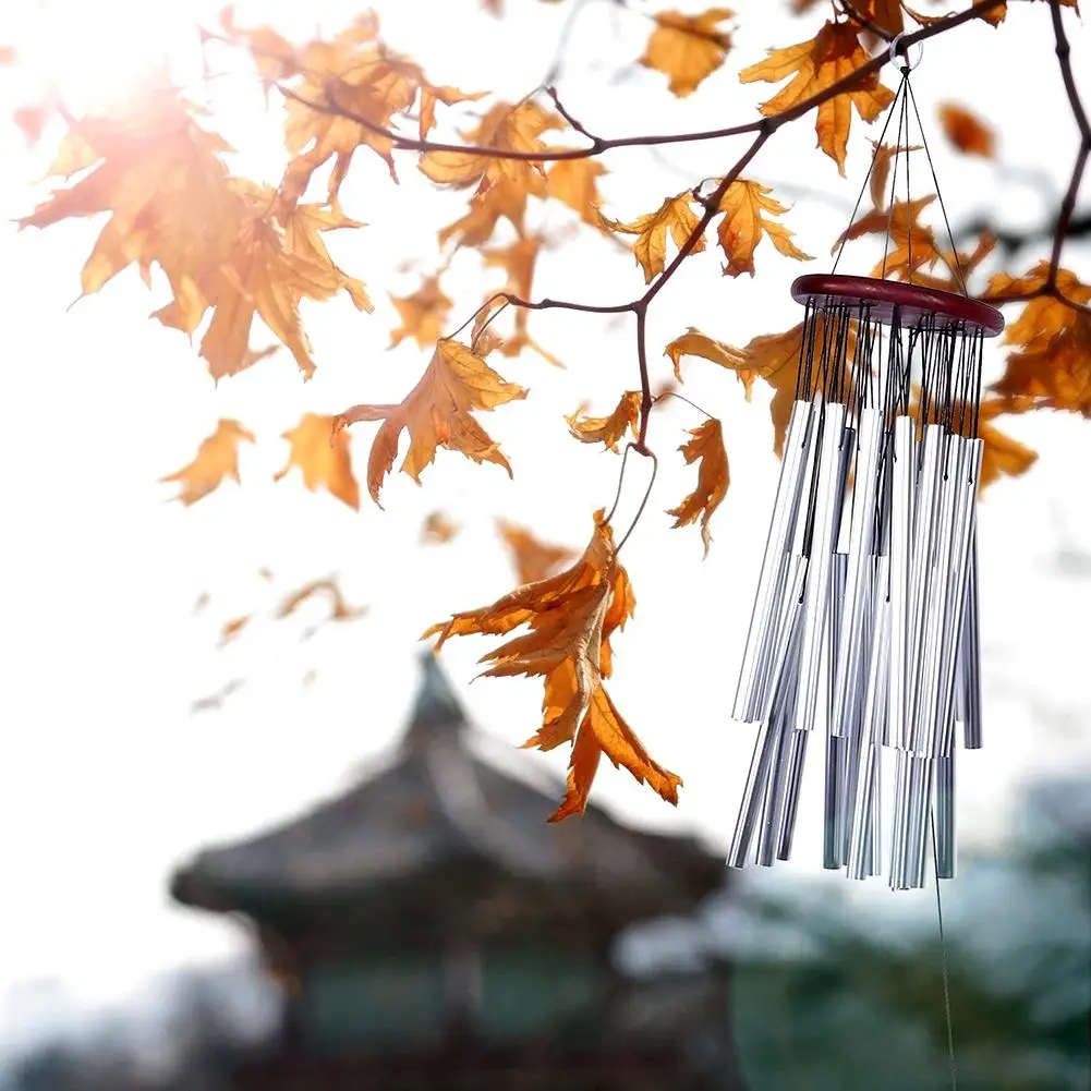 Antique Amazing Grace 27 Tubes Windchime Chapel Wind Bells Chimes Door Hanging Ornament Home Decoration | Дом и сад