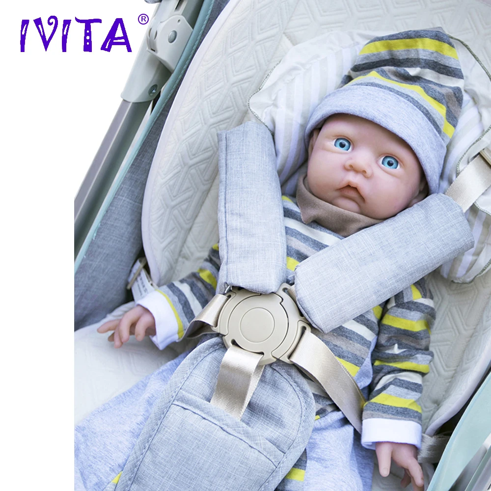 IVITA WG1521, 50 см, 3600 г, реалистичные силиконовые куклы для новорожденных, младенцев, младенцев, Реалистичная кожа, мягкие высококачественные игрушки для девочек