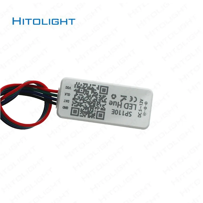 SP110E SPI Bluetooth пиксельный светильник контроллер с помощью приложения для смартфона
