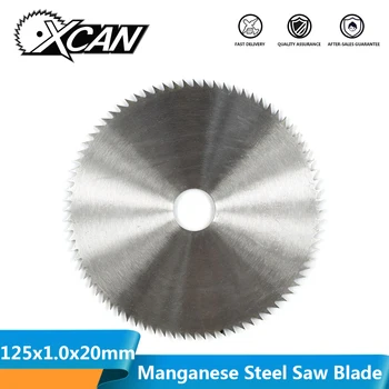 

XCAN 1pc 125x20x1.0mm 60T Manganese Steel Wood Circular Saw Blade for Wood Cutting Wood Saw Blade Disc