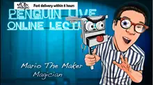 Mario o criador mágico pinguim ao vivo on-line palestra-truques de magia