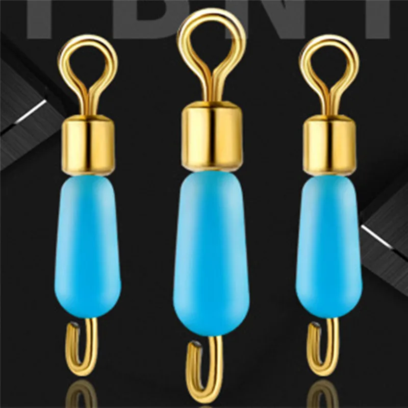 Swivel Solid Rings Anti-wrapped high quality Silica gel Connector Sub-line fishing hook Quick link Ball Bearing | Спорт и
