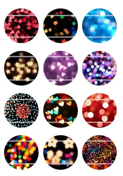 

Handmade Colorful picture Round Glass Cabochons Refrigerator magnet for Necklace Decoration and Phone Chain Accessaries52