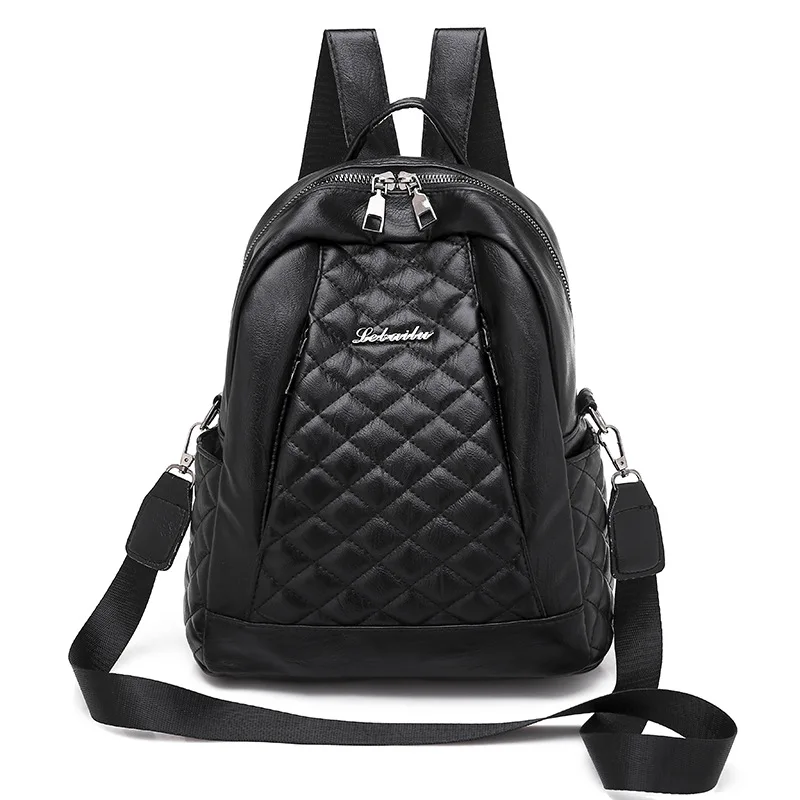 Универсальный Повседневное ромб Изящные рюкзак стиль в студенческом стиле сумка мульти-функциональный гибкий небольшой рюкзак