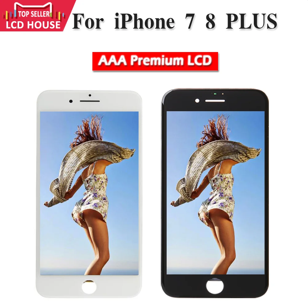 AAA + lcd полный экран для iPhone 7 8Plus дисплей дигитайзер Замена с 3D Touch 100% протестирован